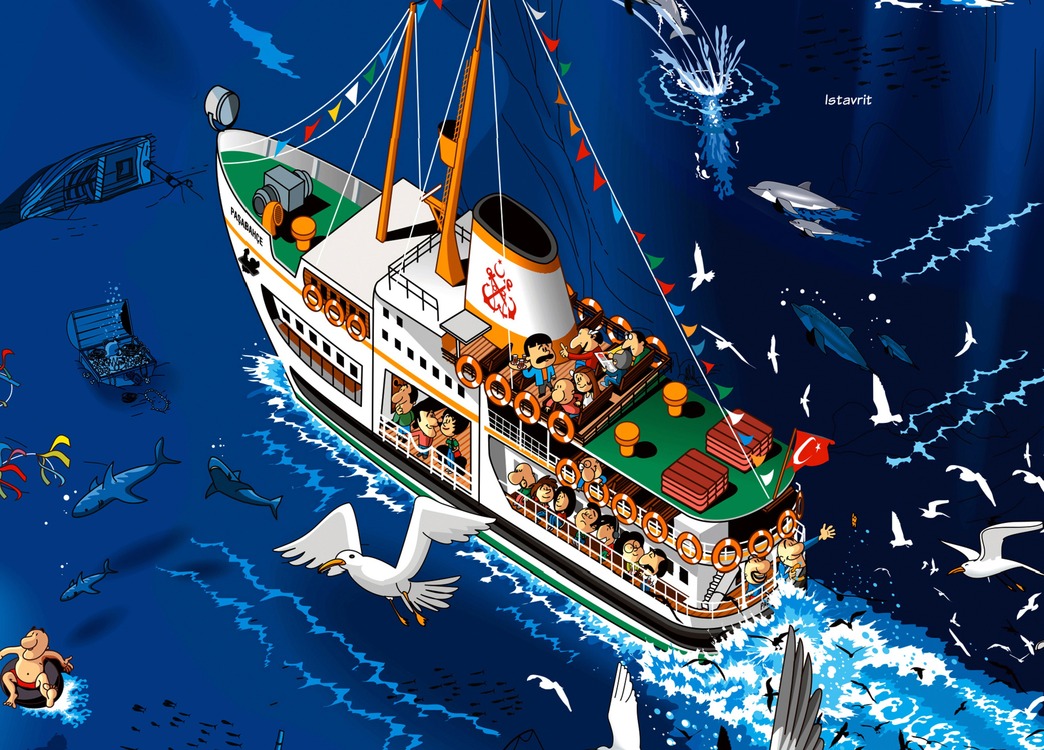 İstanbul Poster ( Türkçe ) imzalı