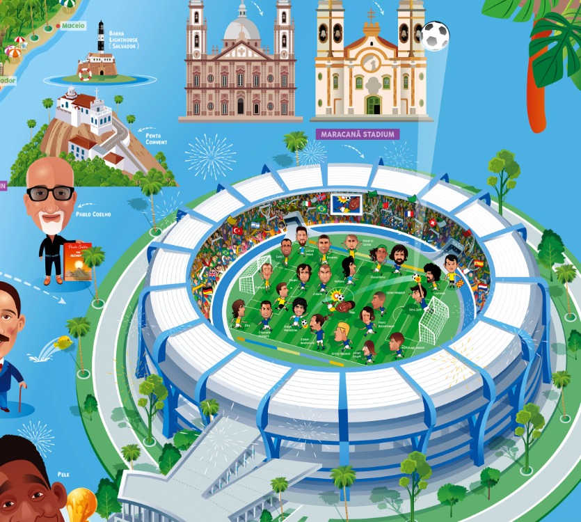 Latin America Map Poster ( İmzalı )
