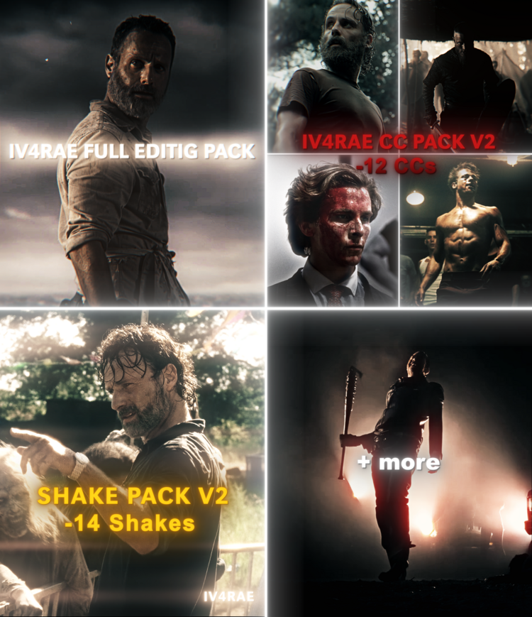 IV4RAE FULL NEW EDITING PACK