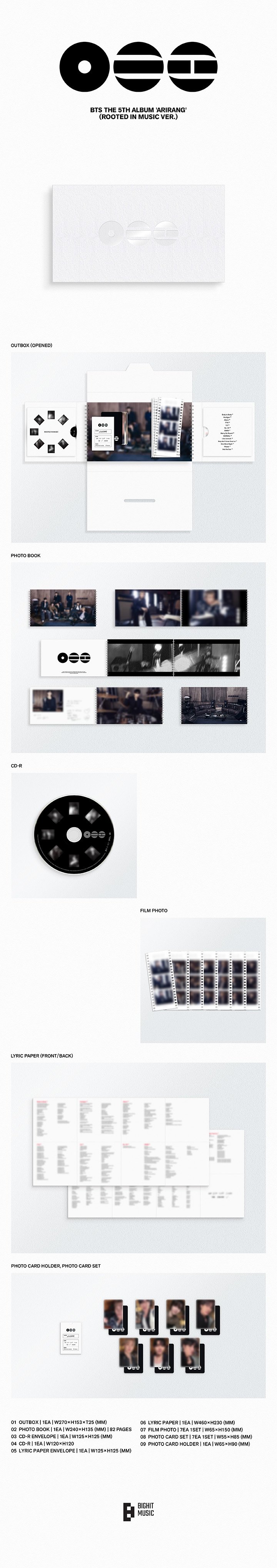 BTS [LUCKY DRAW] 'ARIRANG' (Set)