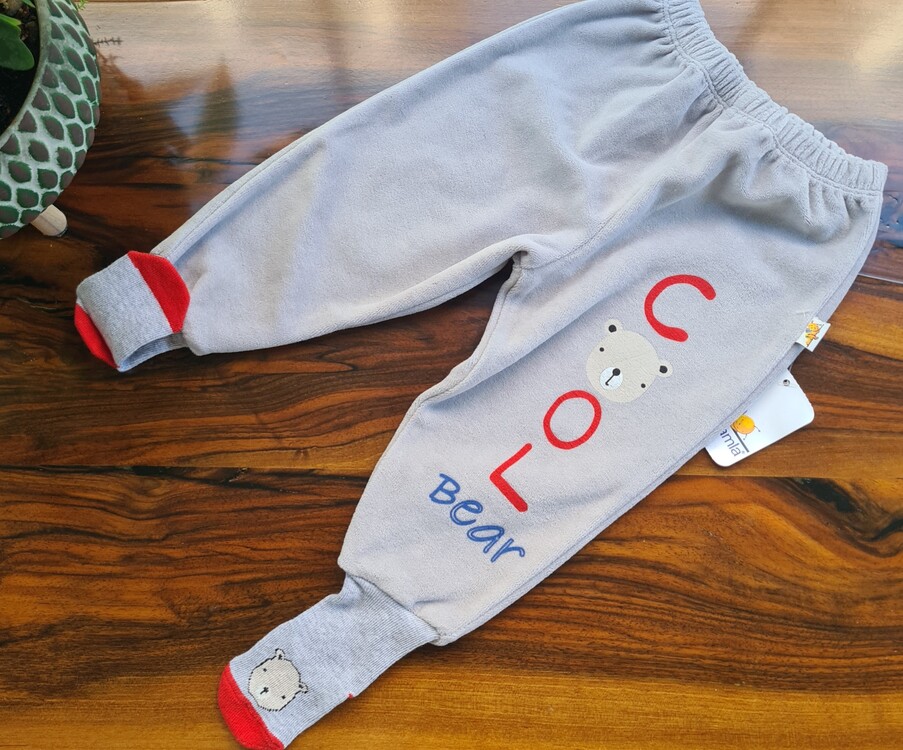 Bebek Takım-kadife bebek pantolon +bebek body