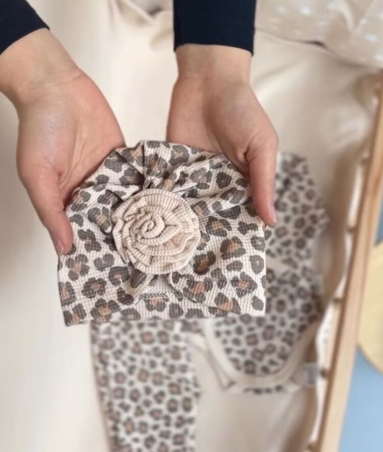 Leopar Bebek Zıbın Takım