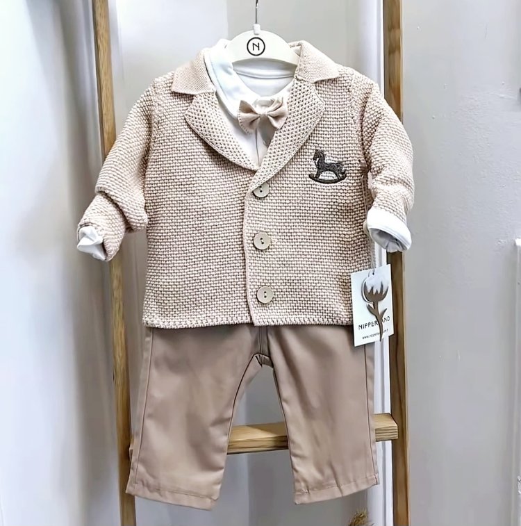 Ceketli erkek bebek takım 