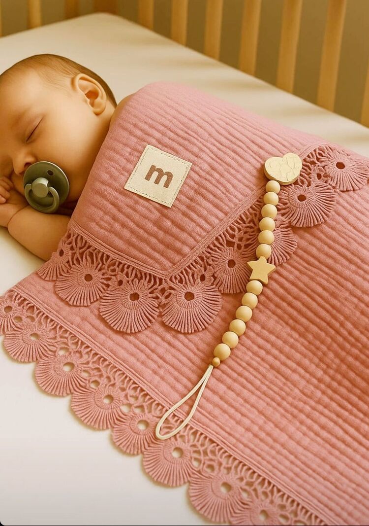 Muslin Bebek Battaniye-Bebek Hediyelik Takım