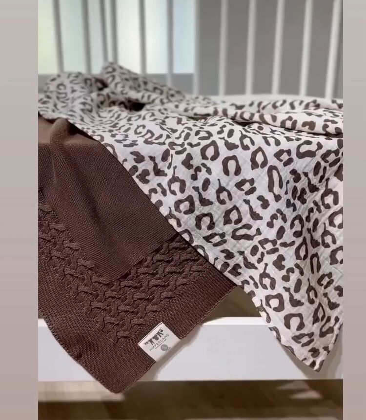 Müslin Bebek Battaniyesi +Triko Bebek Battaniye Seti