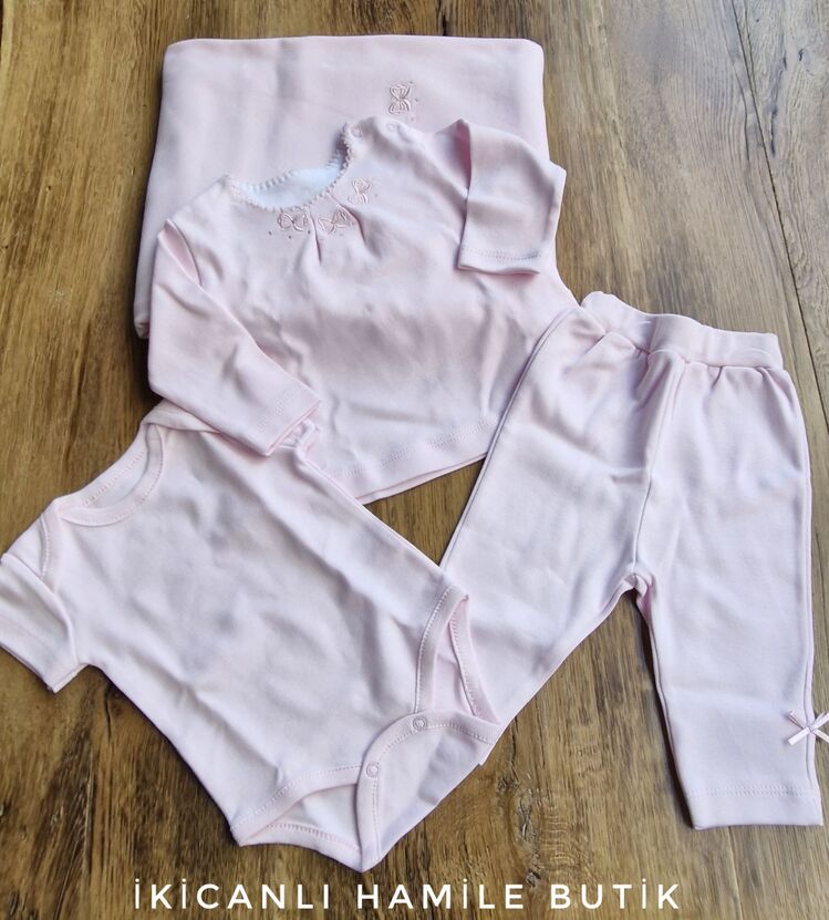 Cassiopebaby Bebek Hastane Çıkış Takımı