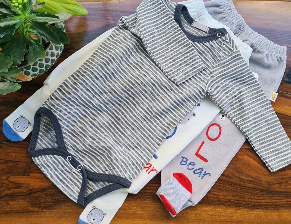 Bebek Takım-kadife bebek pantolon +bebek body