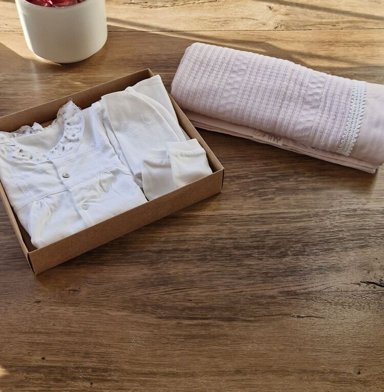 Bebek Zıbın Takım +Bebek Battaniye