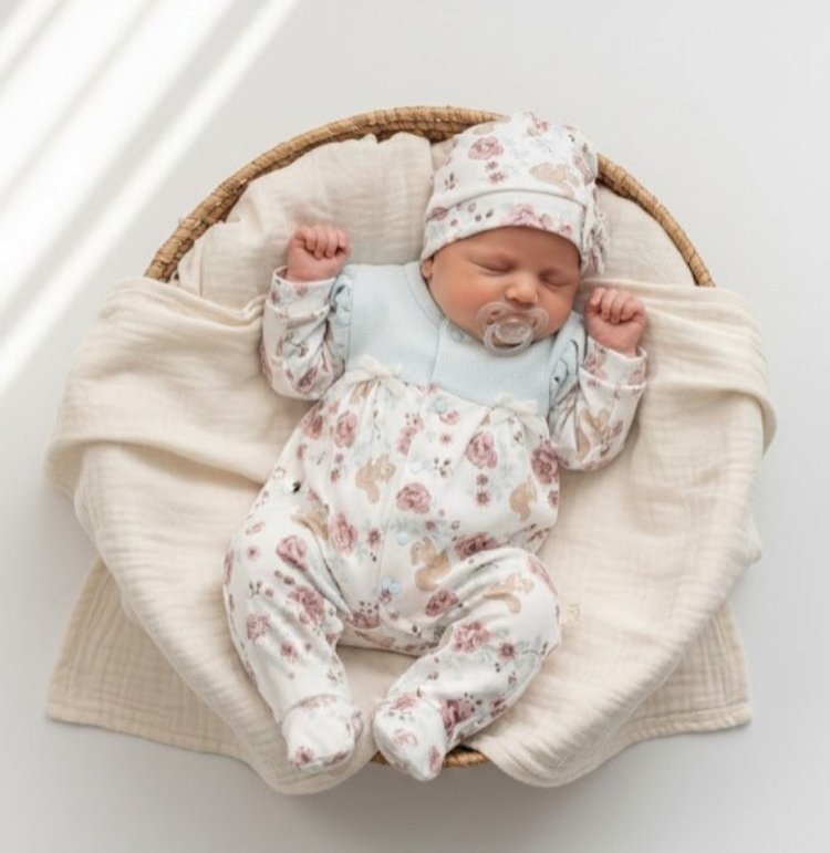 Kız Bebek 2li Tulum Set - Sincaplı Tulum Set 