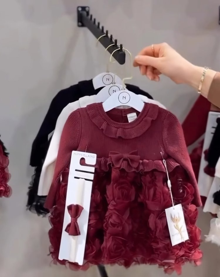 Triko Bebek Elbise