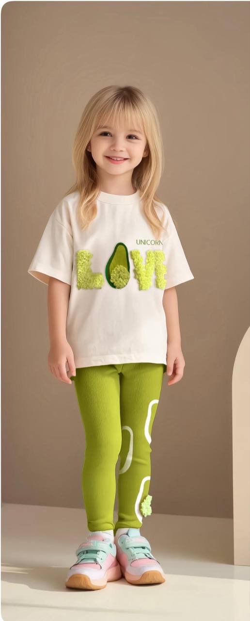 ZARA LOVE&AVACADO 3D NAKIŞ TAKIM