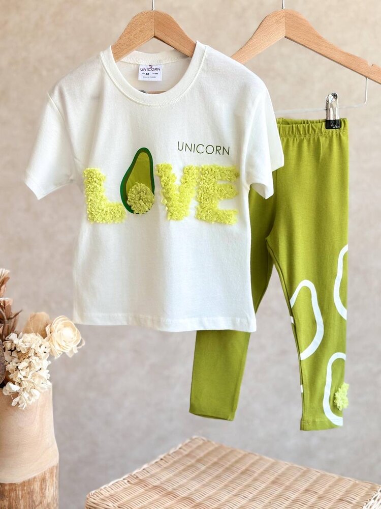 ZARA LOVE&AVACADO 3D NAKIŞ TAKIM