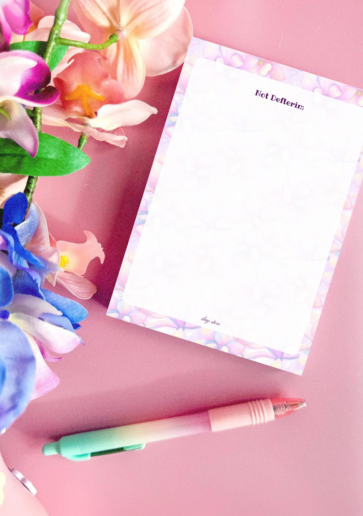 Mor Çiçek Defter