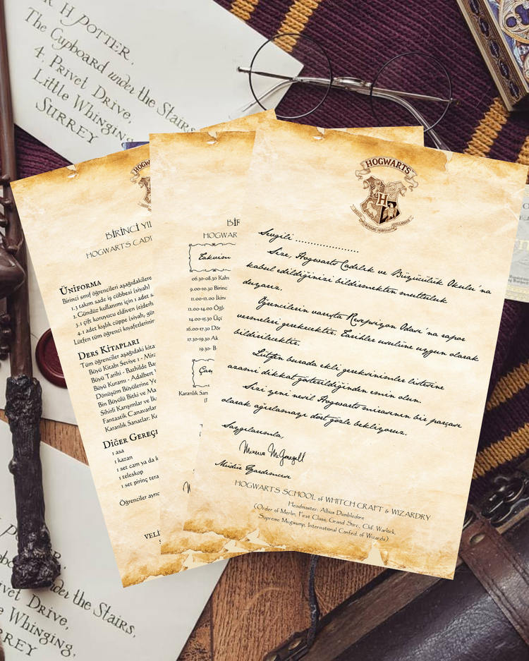 Hogwarts Back To School Hediye Kutusu (3lü Set)