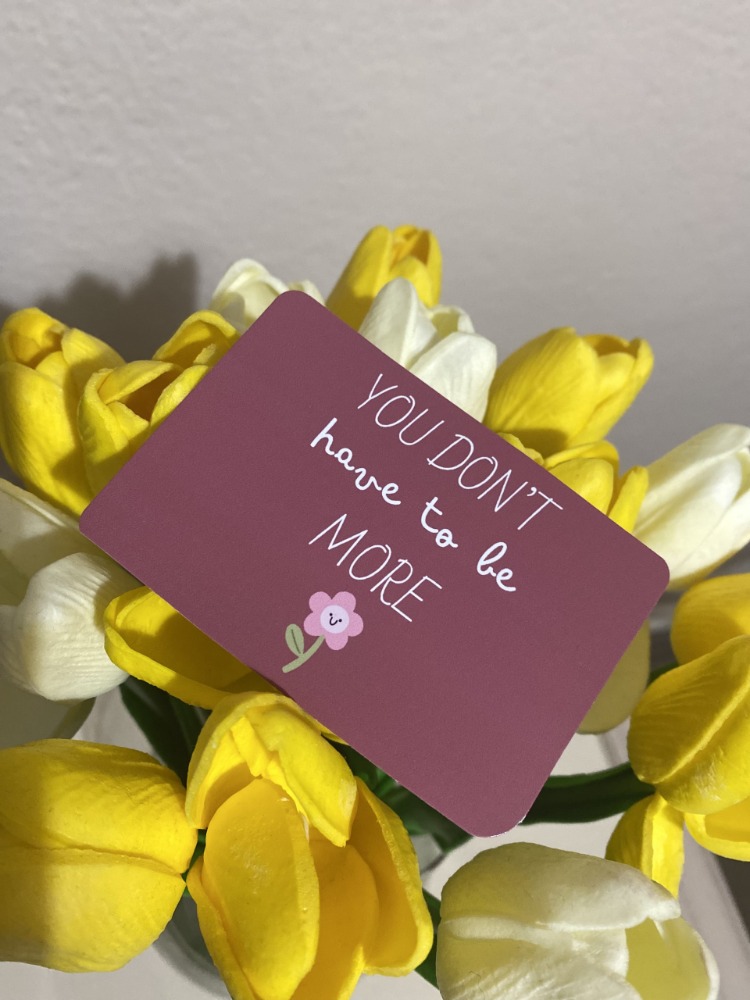 You don’t have to be more – Motto Kart