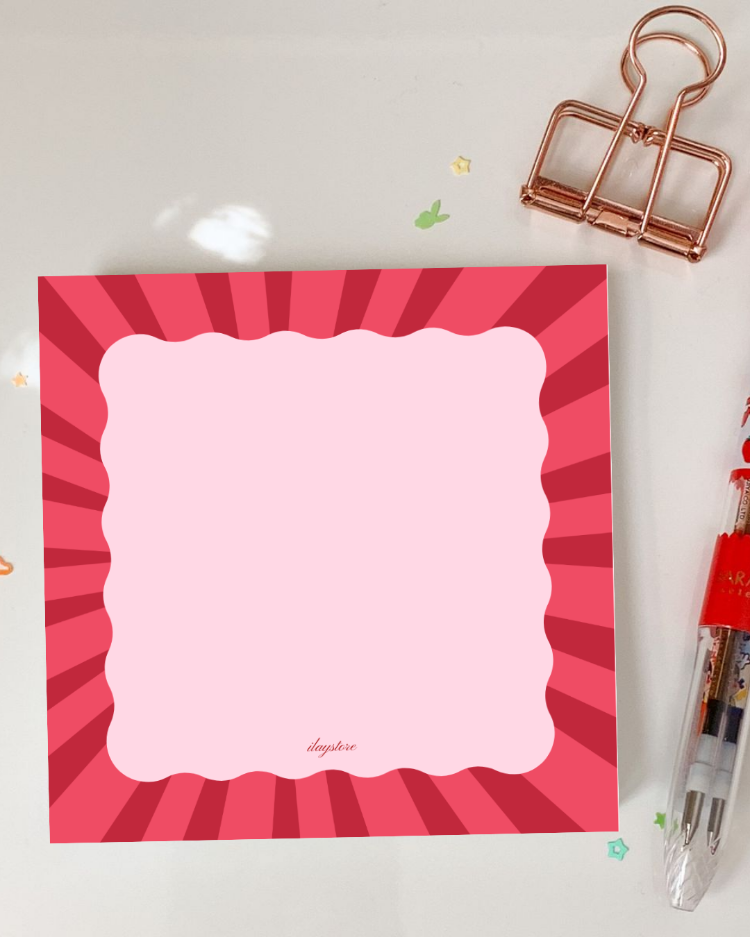 Soft Pink Memopad