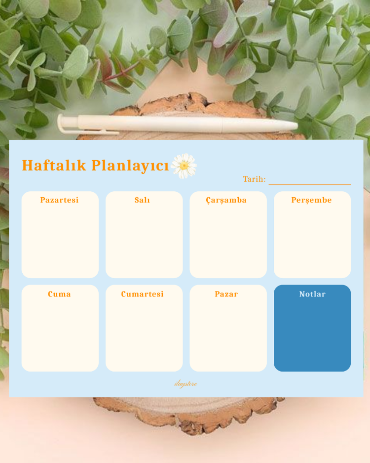 Daisy Haftalık Planlayıcı