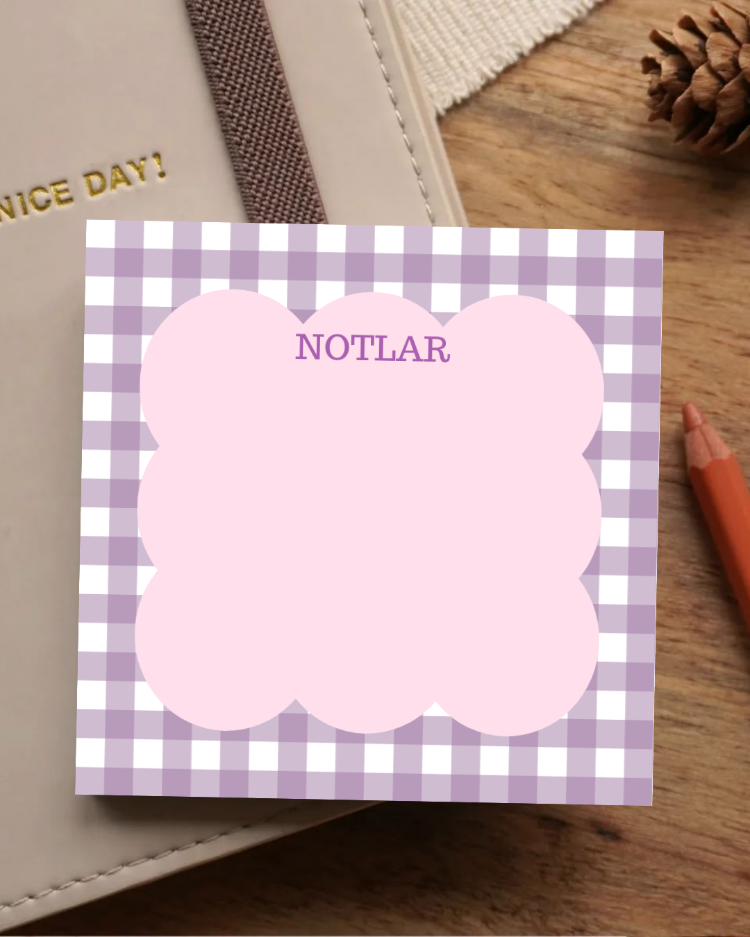 Pastel Lila Memopad