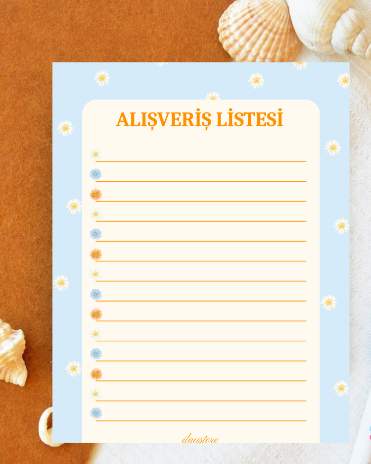 Daisy Alışveriş Listesi