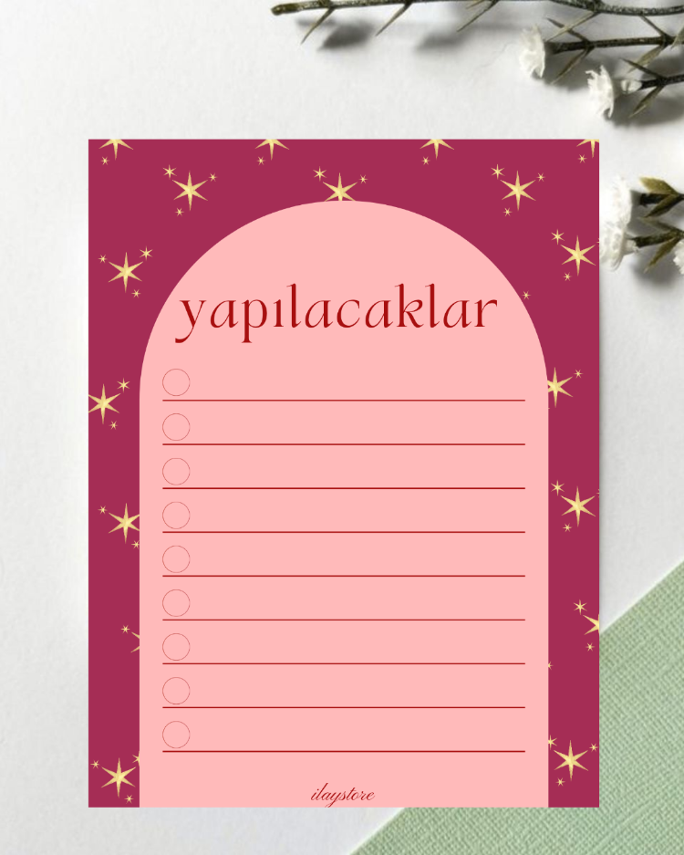 Rosy Yapılacaklar Listesi
