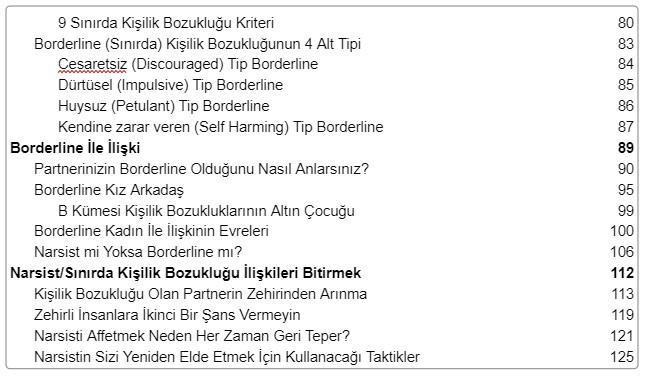 Toksik İlişkiler - Narsist / Borderline Partner Rehberi