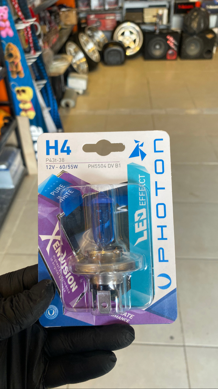Photon H4 Halojen Beyaz Ampul