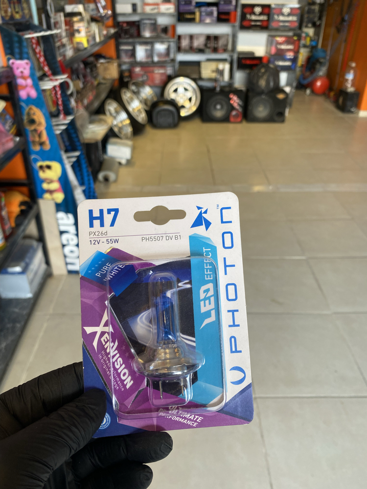 Photon H7 Beyaz Halojen Ampul 