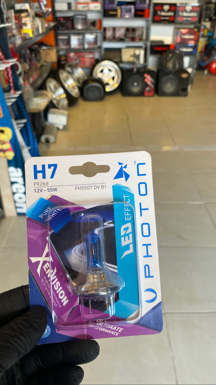 Photon H7 Beyaz Halojen Ampul 
