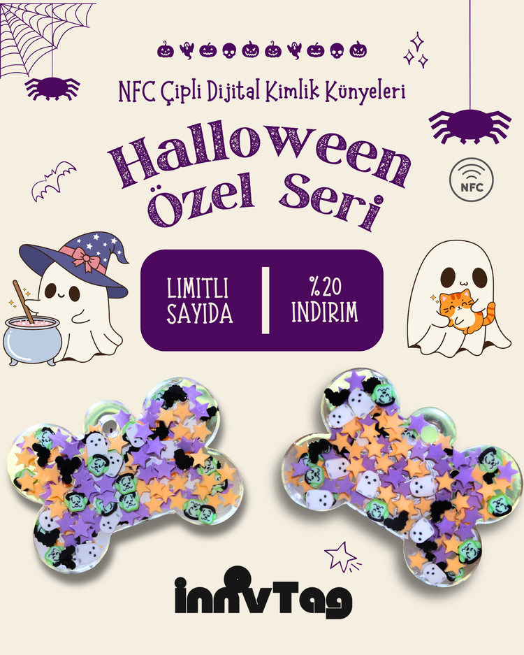 NFC Çipli Dijital Künye  - Halloween