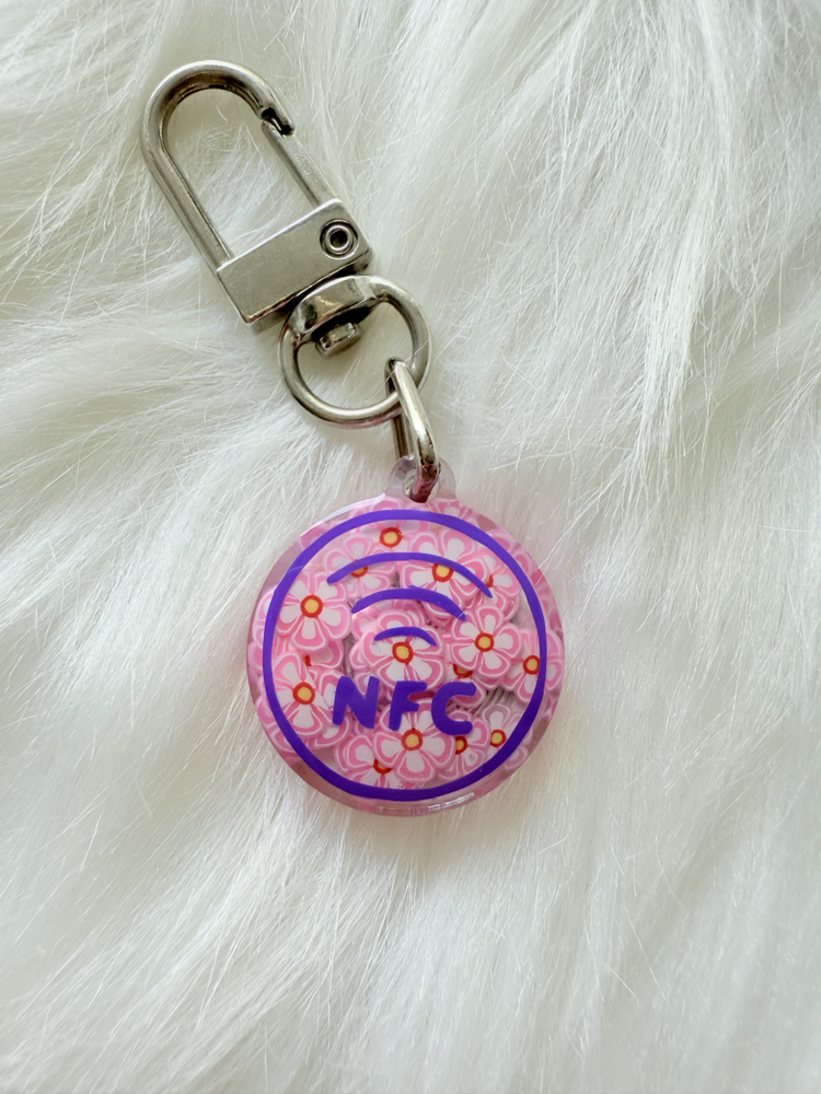 Mini NFC Pet Künye - 2.2cm Summer
