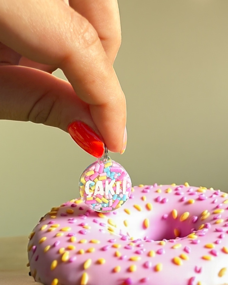Mini NFC Çipli Dijital Künye - 2.2cm Candy