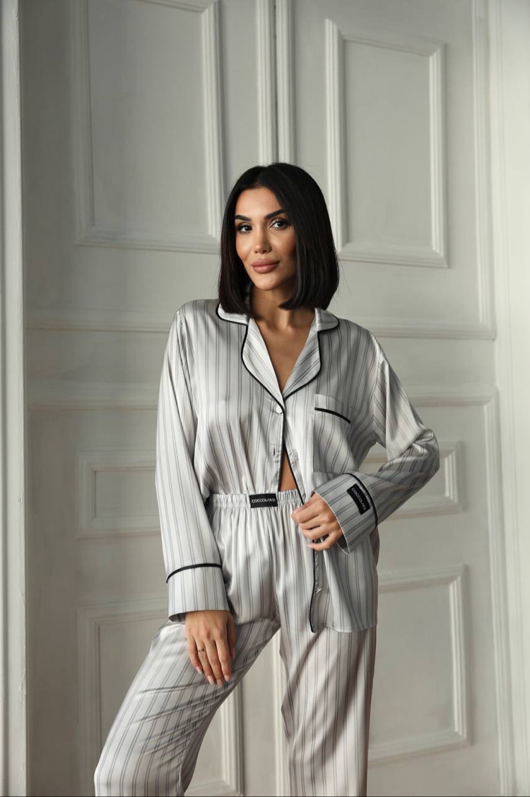 Saten Pijama Takımı