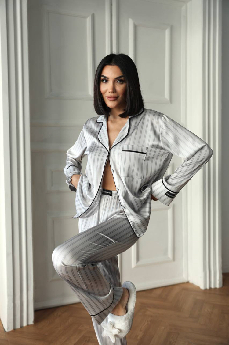 Saten Pijama Takımı