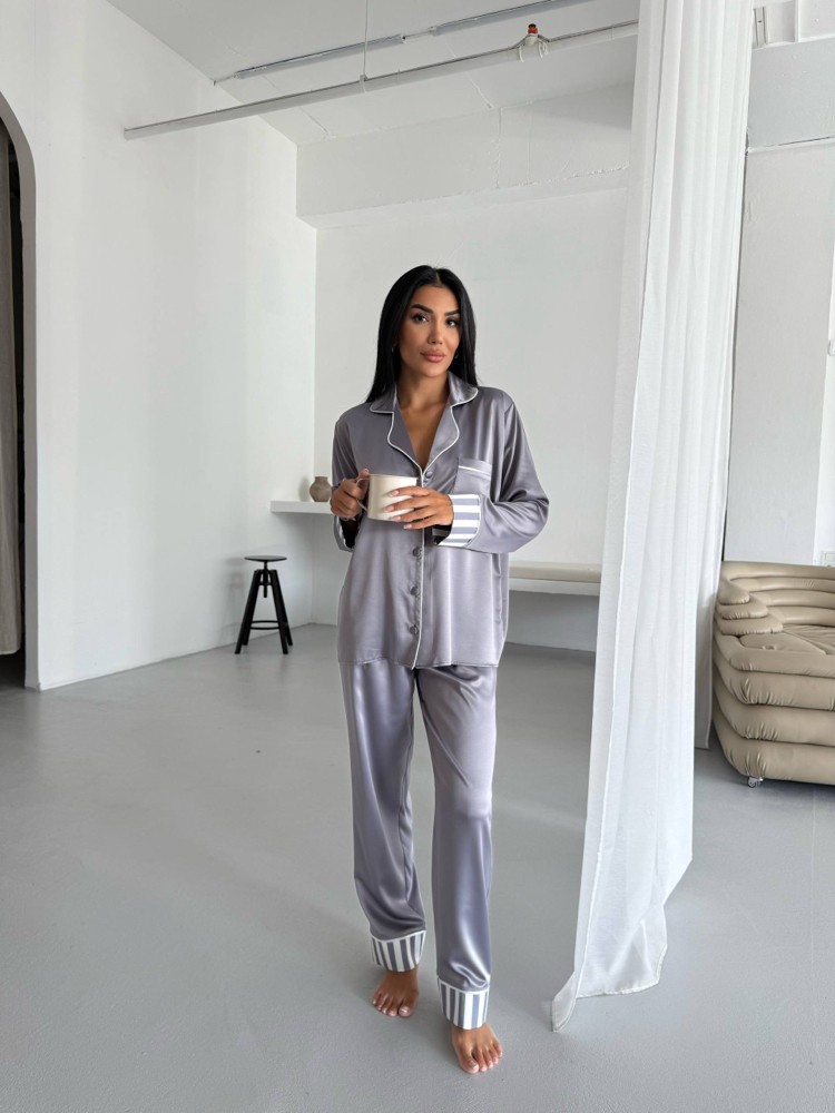 Saten Pijama Takımı