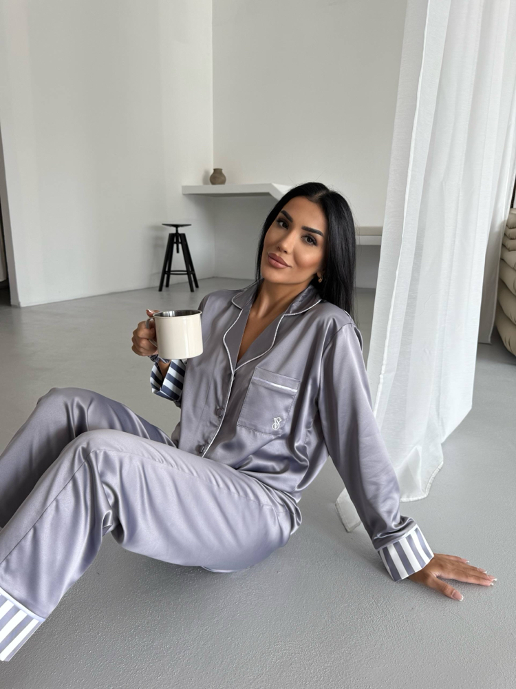 Saten Pijama Takımı
