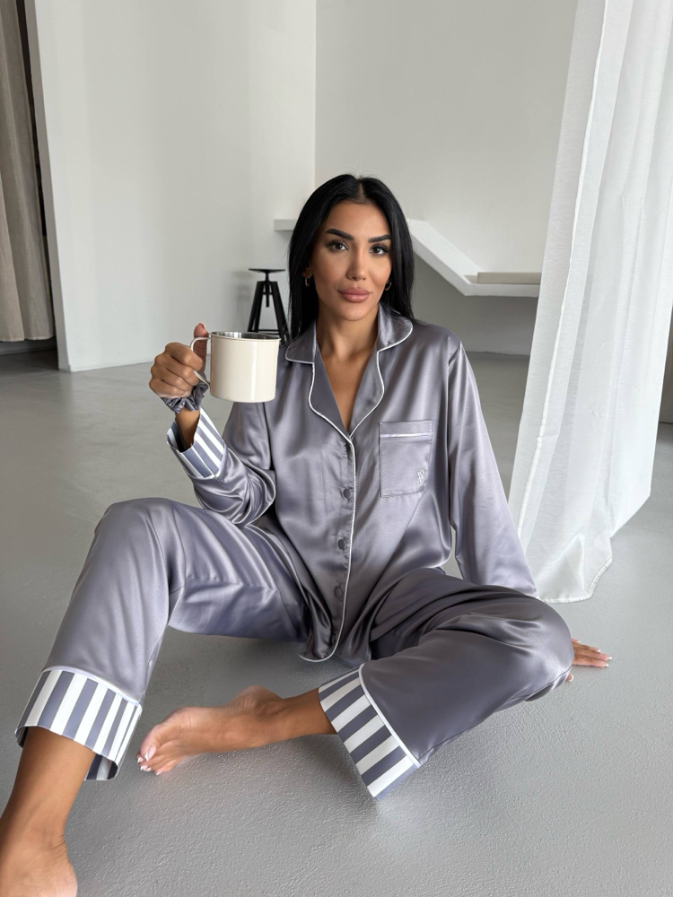 Saten Pijama Takımı