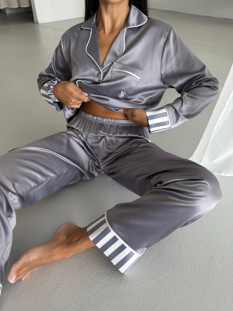 Saten Pijama Takımı