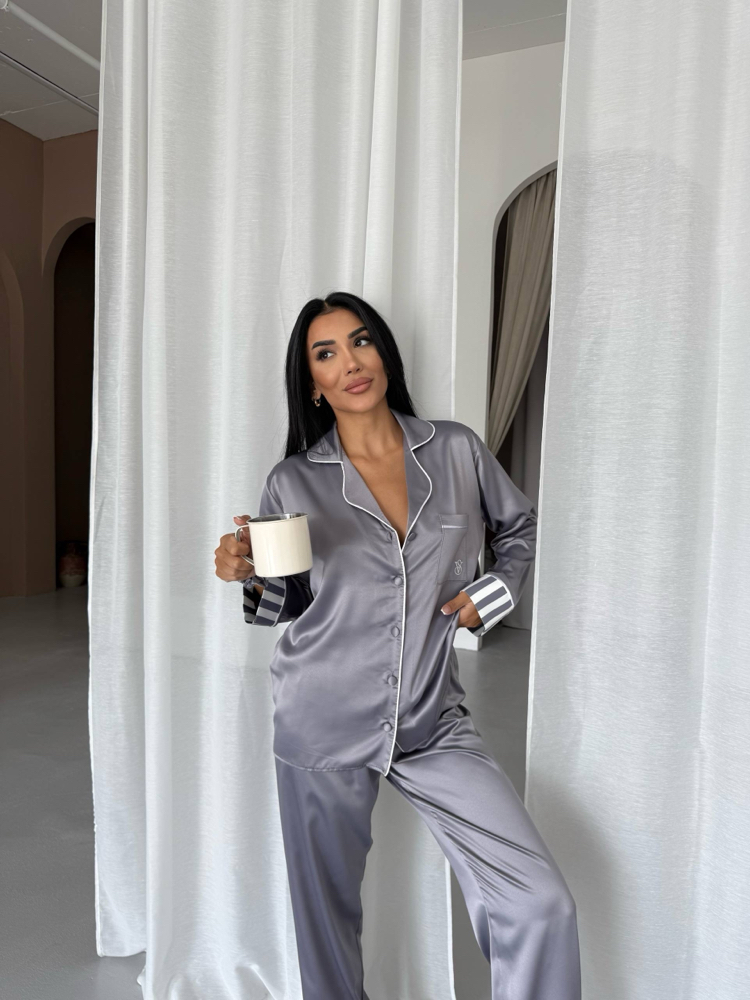 Saten Pijama Takımı