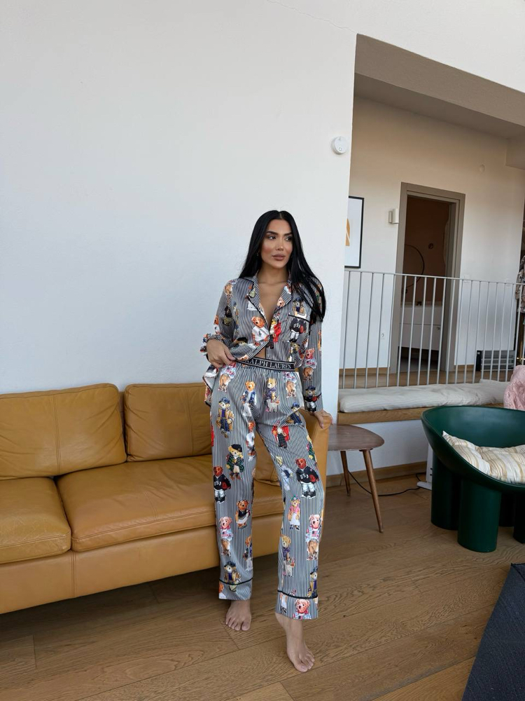 Saten Pijama Takımı