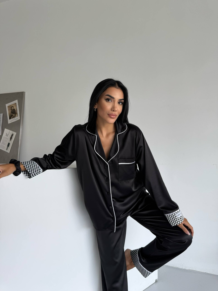 Saten Pijama Takımı