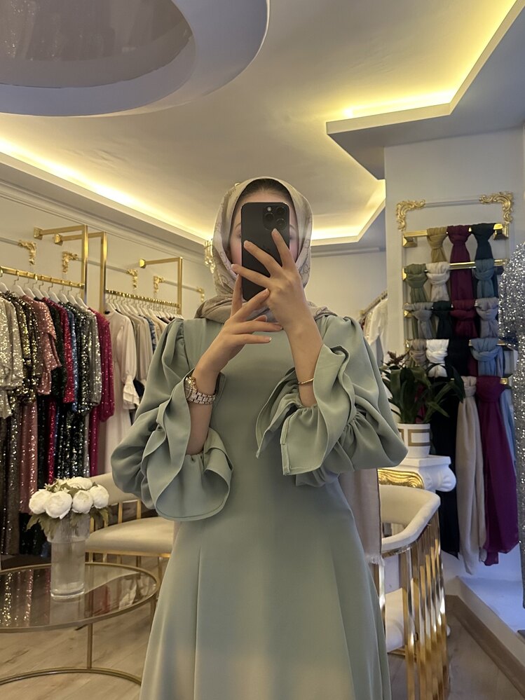 Liya elbise (mint )