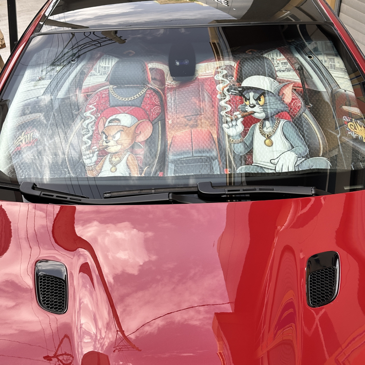 TN METALİZE TOM VE JERRY BASKILI GÜNEŞLİK