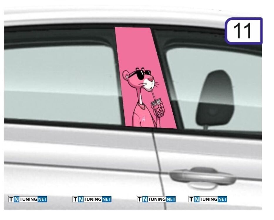 DİREK KAPLAMA PEMBE PANTER PEMBE UV BASKI MODEL 11