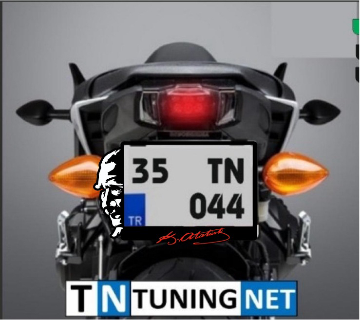 K.ATATÜRK MOTORSİKLET FULL PLEKSİ PLAKALIK