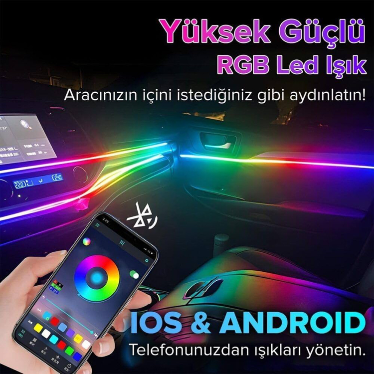 FOR-X CAM ÖNÜ AMBİYANS AYDINLATMA