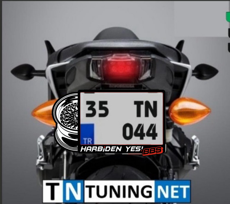 HARBİDEN YES BBS MOTORSİKLET FULL PLEKSİ PLAKALIK