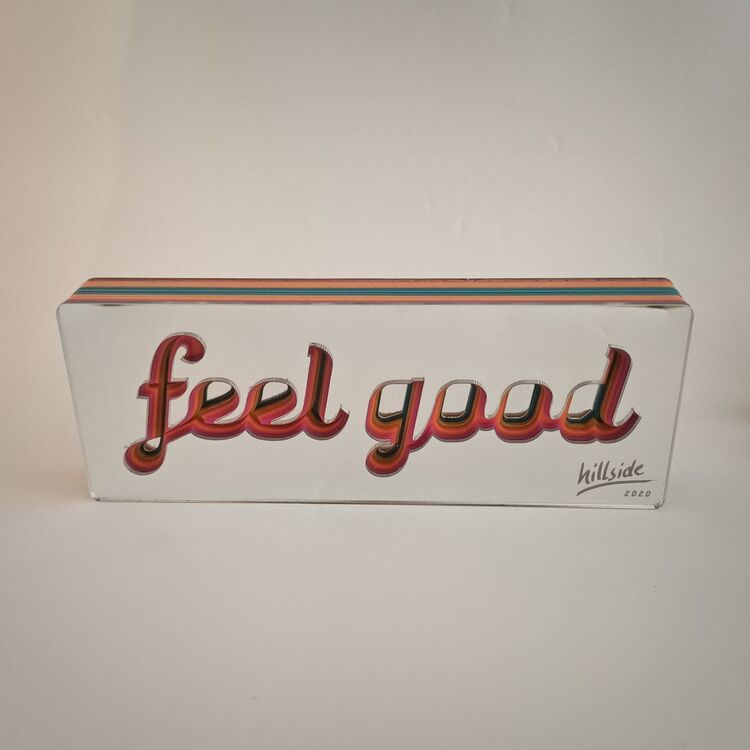 Retro Aynalı Feel Good Tabela