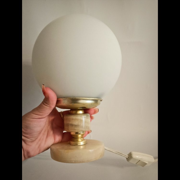Art Deco Vintage Abajur/Masa Lambası