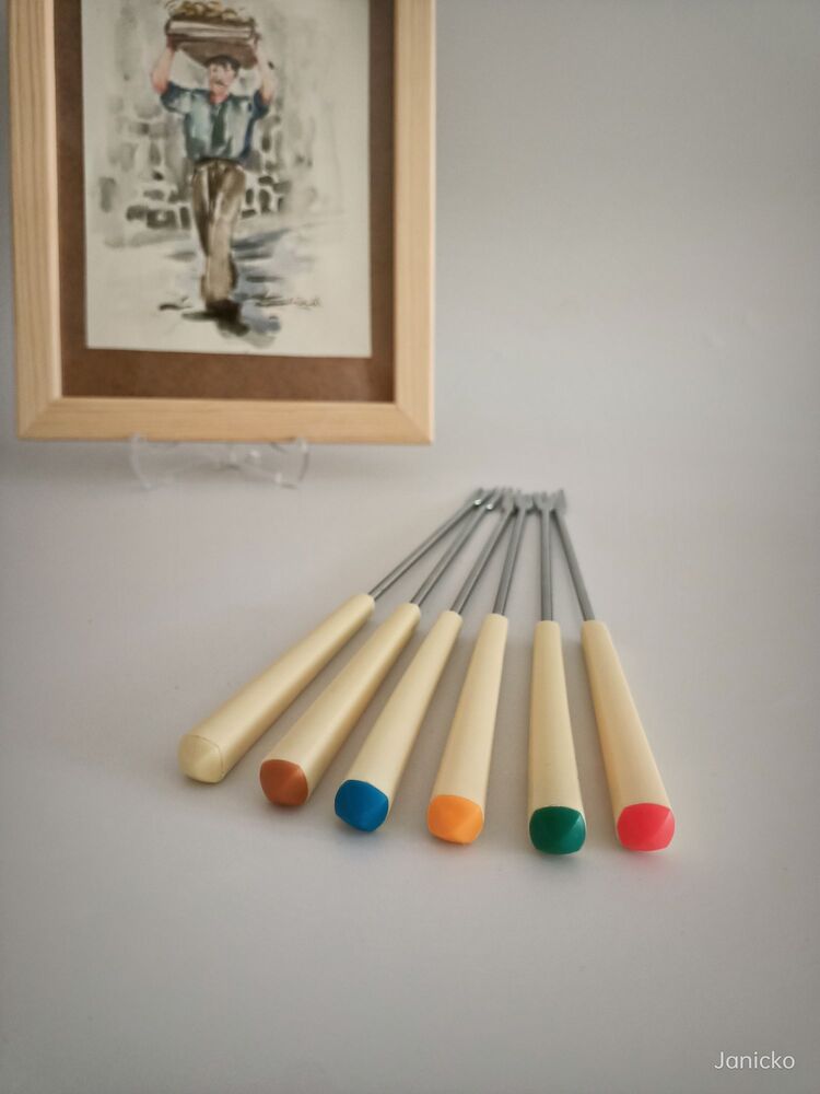 Vintage Barbekü / Fondü Çatalı