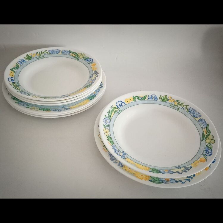 Vintage Fransız Arcopal Tabak Takımı 
